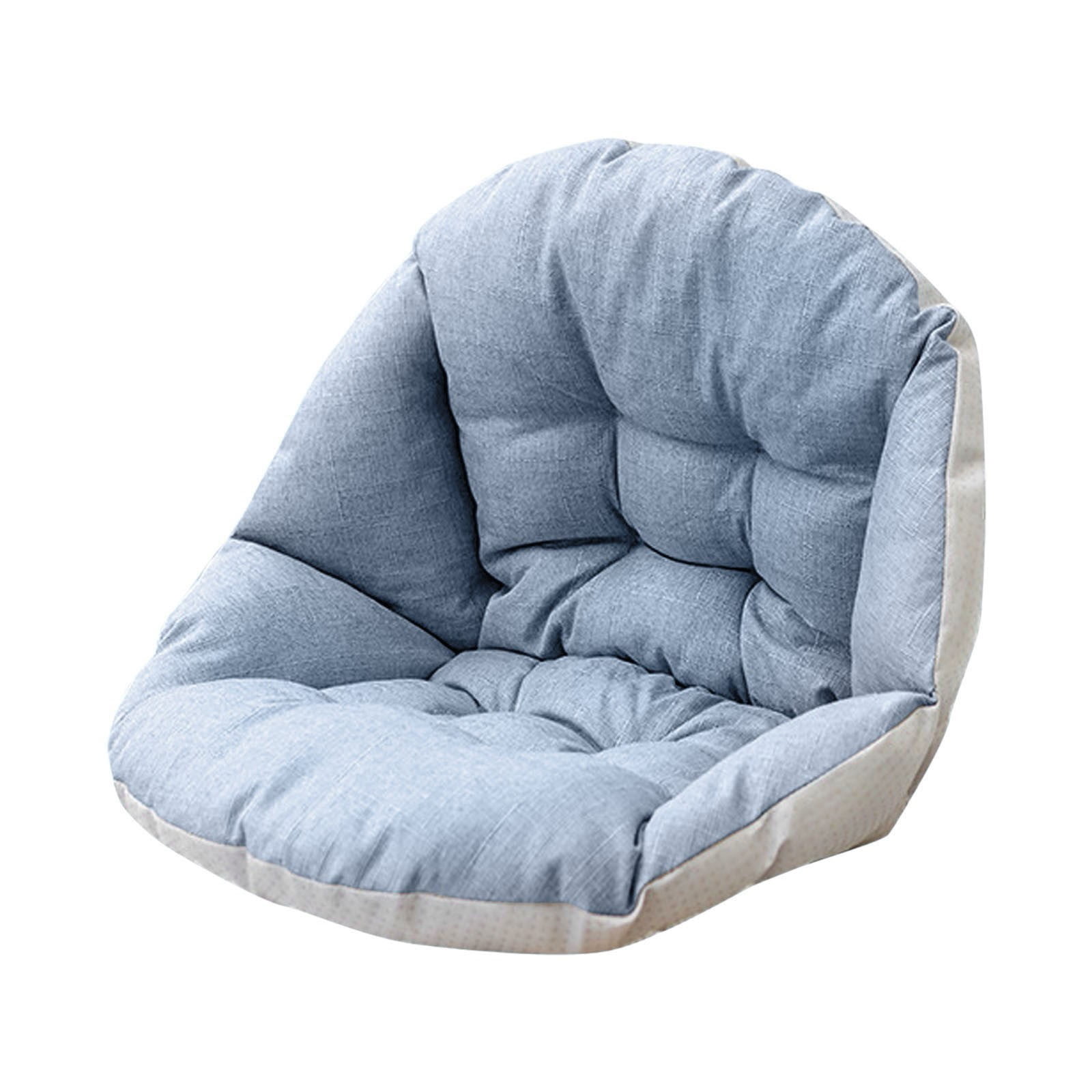 Thickened Hammock Swing Chair Cushion Replacement, Soft Hanging Egg Chair Seat and Back Cushions Pad Set, Waterproof Washable Indoor Outdoor Patio Garden Basket Chair Cushion Pillow