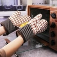 thumbnail image 1 of Thickened High Temperature Resistant Heat and Scald Proof Insulation Gloves Blue, Dusknt Oven Socks, Oven Mitts Clearance Sale! Gloves*2Pcs, 1 of 7