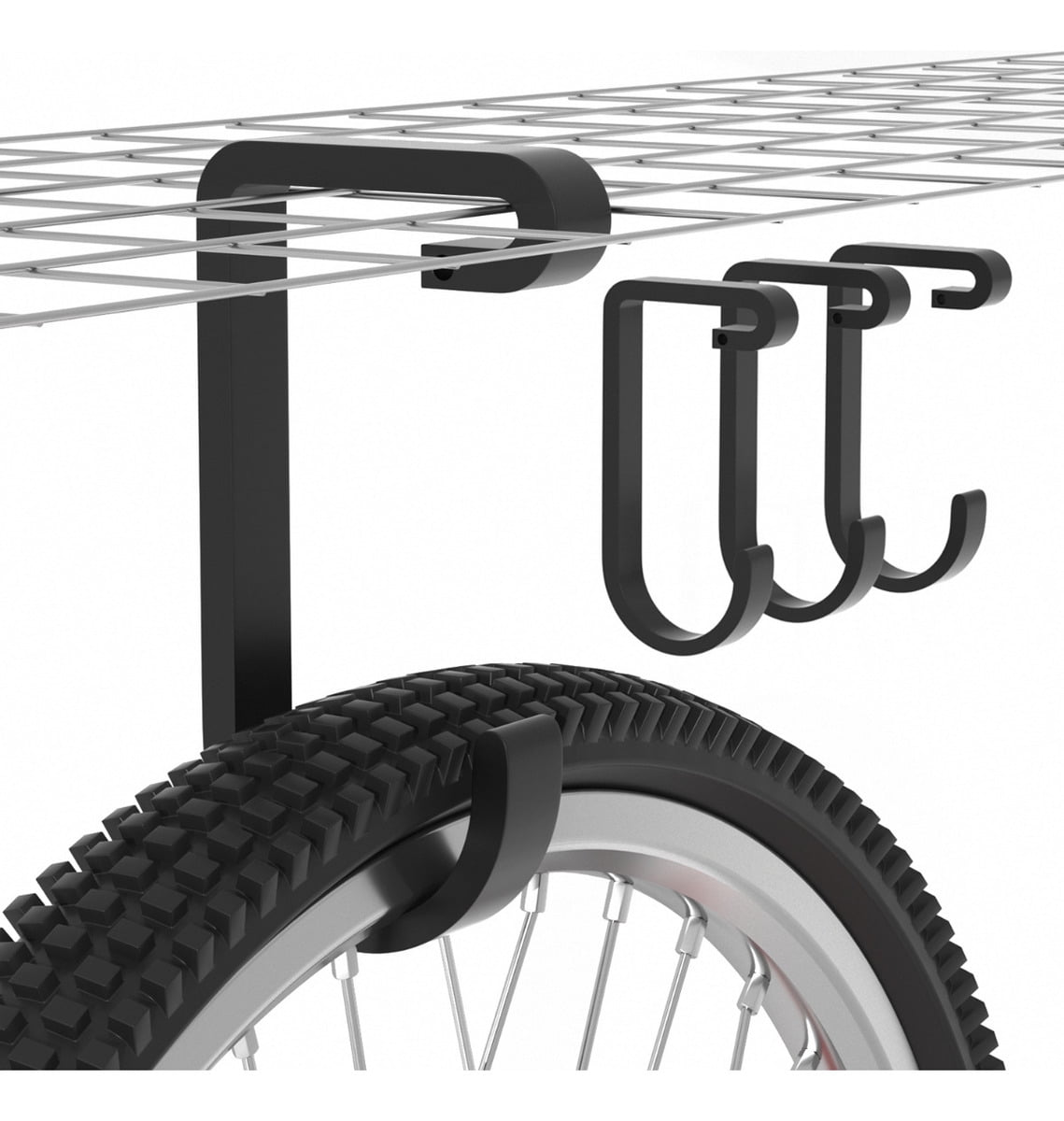 Garage Hook Rack for Bicycles 4 Packs, Wall Mount Storage Hanger