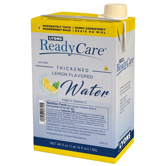 Thickened Lemon Flavored Water, Sugar Free - Honey/Level 3