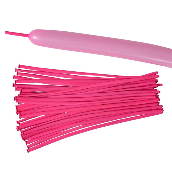 Thickened Long Latex Twisting Balloons for Party Decor, 1.8g Pink, Modeling Balloons for Birthday and Celebration Events