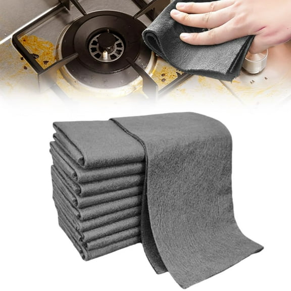 Thickened Magic Cleaning Cloth, 2026 New Upgrade Microfiber Streak Free Cleaning Cloths, Reusable Glass Wiping Cloths, Multi Use Magic Cleaning Wipes for Kitchen, Window and Car Glass