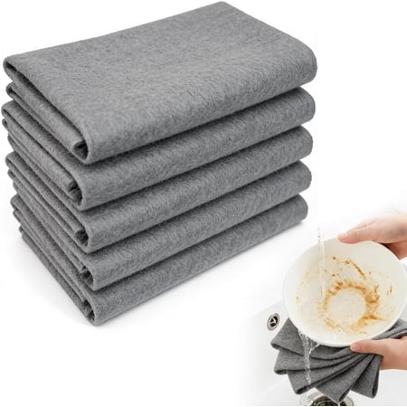 Thickened Magic Cleaning Cloth, 2026 New Upgrade Microfiber Streak Free Cleaning Cloths, Reusable Glass Wiping Cloths, Multi Use Magic Cleaning Wipes for Kitchen, Window and Car Glass