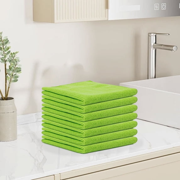 Thickened Magic Cleaning Cloth, Microfiber Streak Free Cleaning Cloths Reuseable Magic Cleaning Wipes for Windows Glass,9.84x9.84inch,1 pc