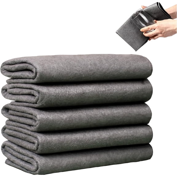 Thickened Magic Cleaning Cloth - Professional Magic Cleaning Cloth Stainless Steel & Glass - Streak Free Miracle Cleaning Cloth