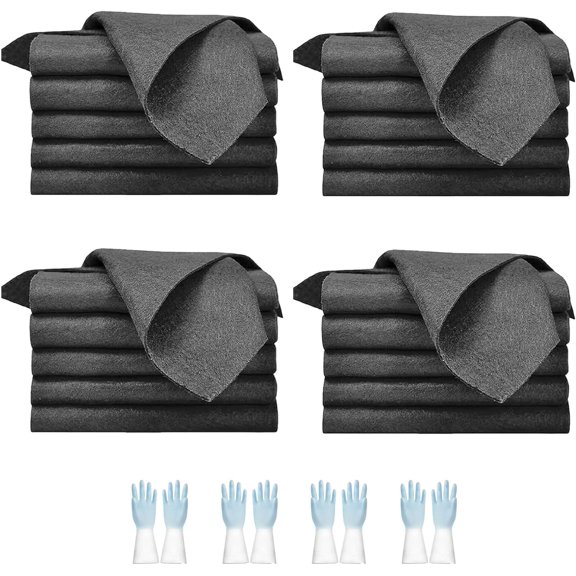 Thickened Magic Cleaning Cloth, Reusable Streak Free Microfiber Magic Cleaning Wipes, Quick Drying Window Cleaning Cloth with High Water Absorption, For Windows,Mirror,Glass,Car