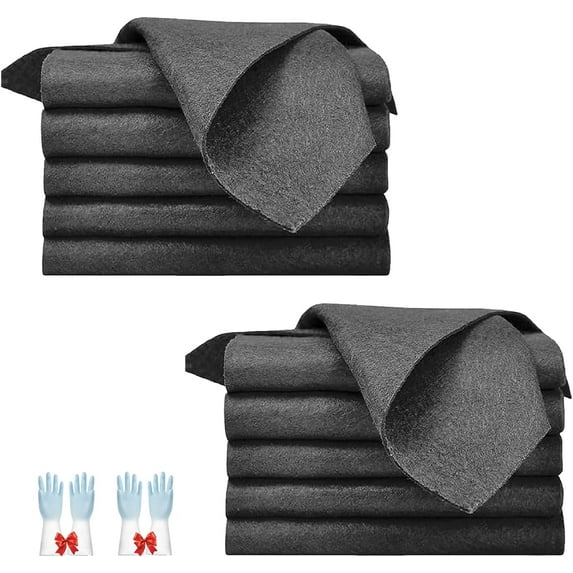 Thickened Magic Cleaning Cloth, Reusable Streak Free Microfiber Magic Cleaning Wipes, Quick Drying Window Cleaning Cloth with High Water Absorption, For Windows,Mirror,Glass,Car