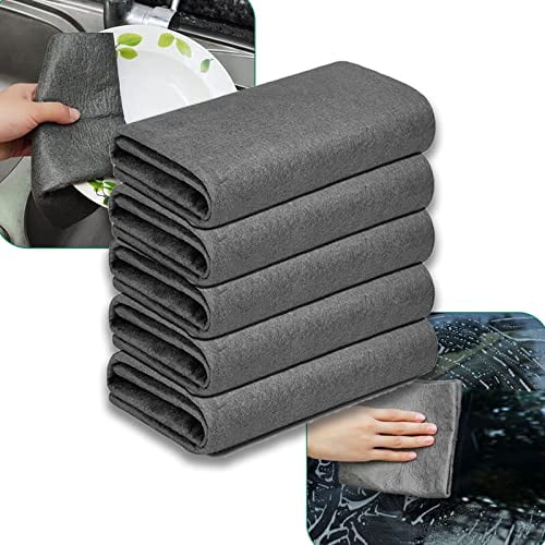 Thickened Magic Cleaning Cloth, Reuseable Microfiber Streak Free MagicCleaning Rags for Glass , Windows, Mirror, Cars, Stainless Steel