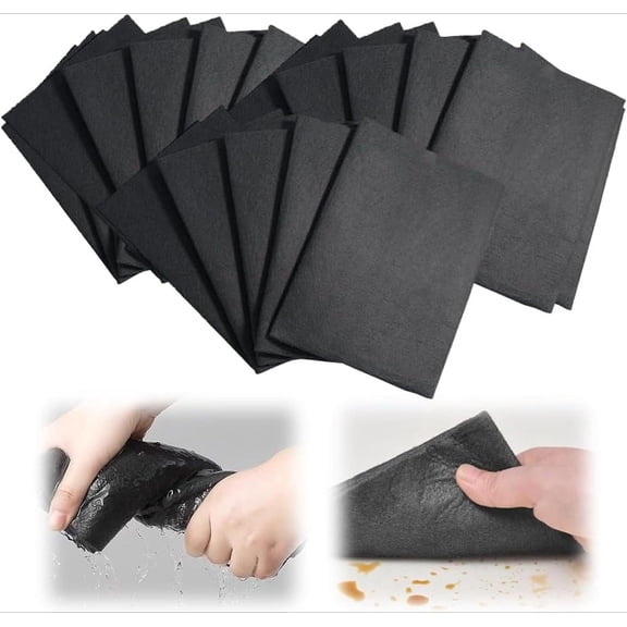 Thickened Magic Cleaning Cloth, Reuseable Streak Free Microfiber Cloth, Magic Fiber Microfiber Cleaning Cloths, Multipurpose Miracle Towels Rags for Kitchen, Window, Glass, Cars