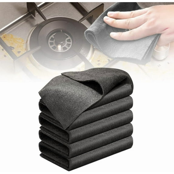 Thickened Magic Cleaning Cloth, Upgrade Reuseable Streak Free Microfiber Cloth Magic Fiber Microfiber Cleaning Cloth, Multipurpose Miracle Rags for Kitchen, Window, Glass, Cars 