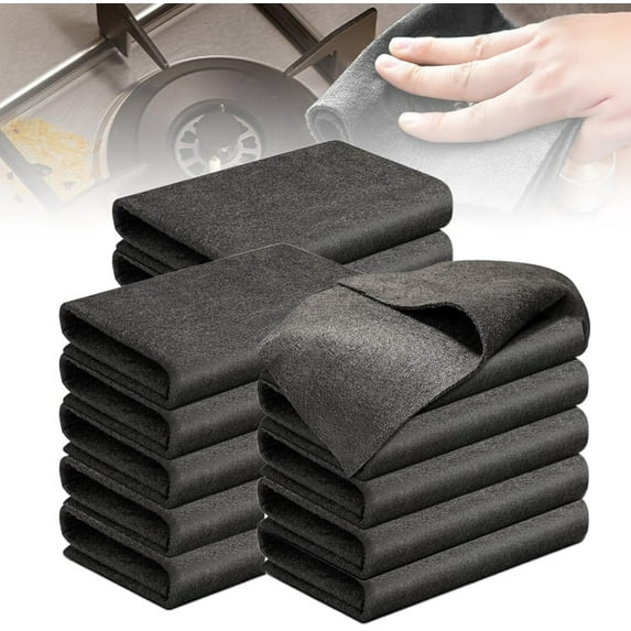 Thickened Magic Cleaning Cloths for Glass, Microfiber Cleaning Cloth, Thicken Magic Cleaning Cloth Reusable, Streak Free Reusable Microfiber Rag for Kitchen, Window, Glass, Cars (20PCS, 8x12 inch)