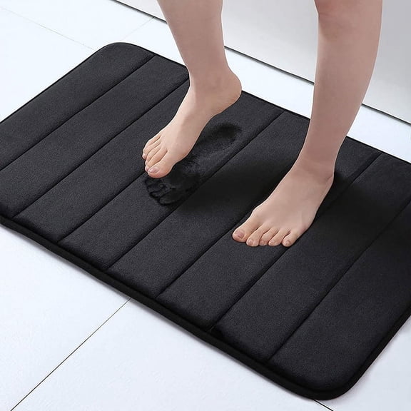 Thickened Memory Sponge Carpet Bathroom Entrance Water Absorbing Floor Mat Bathroom Non Slip Floor Mat