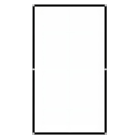 Thickened Milk Silk Projector Screen Wide Angles Viewing Black White Projection Screen For Clear Imagings