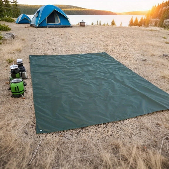Thickened Non-Slip Outdoor Camping Mat, Heavy-Duty Oxford Ground Mat, Portable for Camping Hiking Beach Travel
