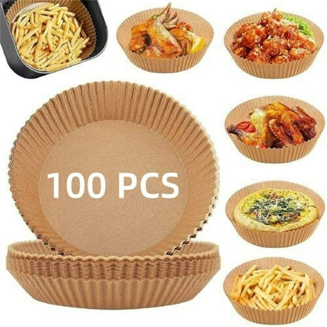 Thickened Non Stick Air Fryer Paper Bowl Plates for High Temperature Cooking Eco Friendly Disposable Plates Save Time and Reduce Plastic Waste Versatile Use in Ovens Microwaves and More