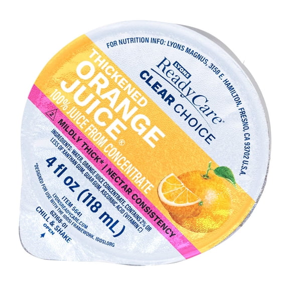 Thickened Orange Juice - Nectar/Level 2
