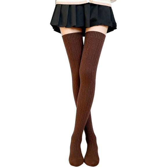 Thickened Over-the-Knee Socks the Perfect Blend of Warmth and Style, Elastic Cuff Non-Slip High-Density Comfort Warm