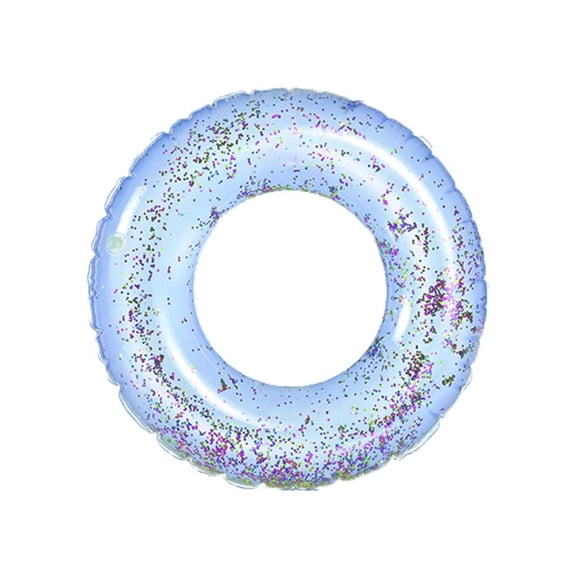 Thickened PVC Inflatable Swimming Circle Retro Sequined Cute Cartoon Underarm Swimming Ring Swimming Ring