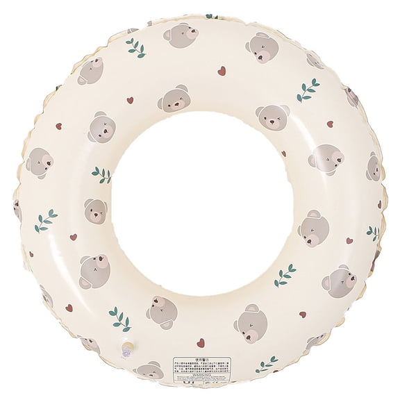 Thickened PVC Inflatable Swimming Circle Retro Sequined Cute Cartoon Underarm Swimming Ring Swimming Ring