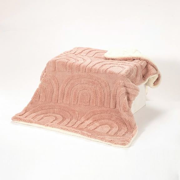 Thickened Pet Blanket for Cats & Dogs | Double-Sided Soft Flannel Warm Pad | 80x60cm Winter Bed Cover for Kennel, Crate & Sofa | Includes 1 Pet Blanket