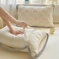 thumbnail image 1 of Thickened Pillowcase Pillow Towel Isolation Cover Soft Warm Cushion Sleeping Pillow Protector, 1 of 6