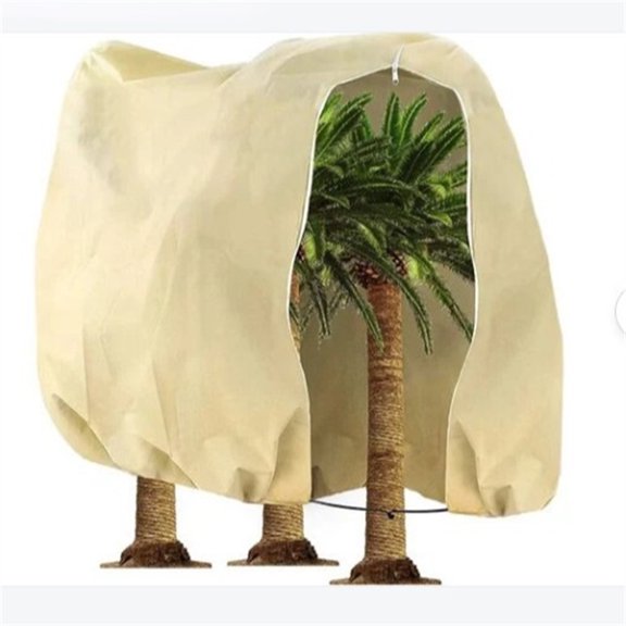 Thickened Plants Cold Protection Cover with Drawstring Winter Frost Guard for Garden Shrubs and Small Trees 31.5x47.2 Inch