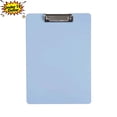 thumbnail image 1 of Thickened Plastic Clipboard Folder Board,Heavy‑Duty Writing Board with Clip,Durable Document Holder Organizer,Portable File Storage Clip Board for Classroom Doormitory Office Home Supplies,Blue, 1 of 9