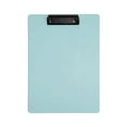 thumbnail image 1 of Thickened Plastic Folder Board 8.74x6.1 Inch Office Supplies Writing Clip Organizer Document File Holder for Home Study Work(Light Green), 1 of 6