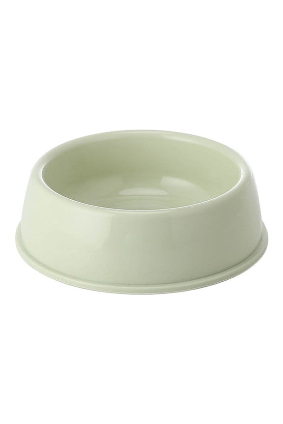 Thickened Plastic Pet Bowl Plastic with Non-Skid Rubber and Unique Design Most Suitable for Puppy Small Sized Dogs and Cats Green