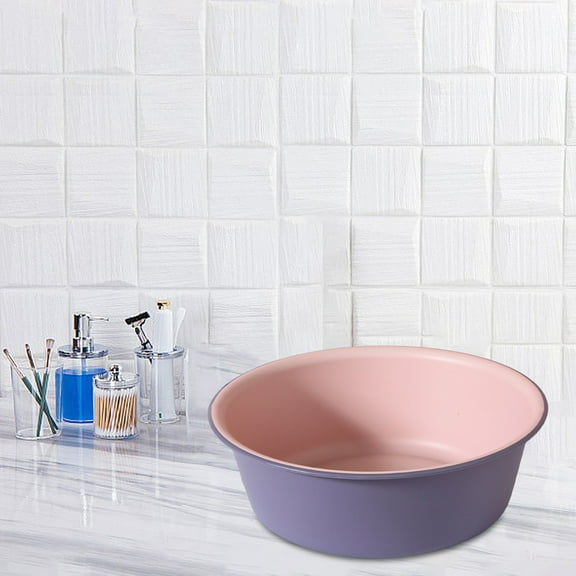 Thickened Plastic Wash Basin for Home Use, 25x20x9 Cm Large Capacity Multipurpose Tub, Durable & Lightweight for Easy Cleaning and Storage, Perfect for Dorm Rooms, Laundry, and Foot Soaking