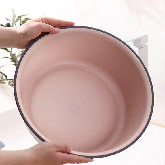 Thickened Plastic Wash Basin for Household Use, Wide Design High Temperature Resistant, Multiple Sizes for Clothes, Feet, or Student Dorm