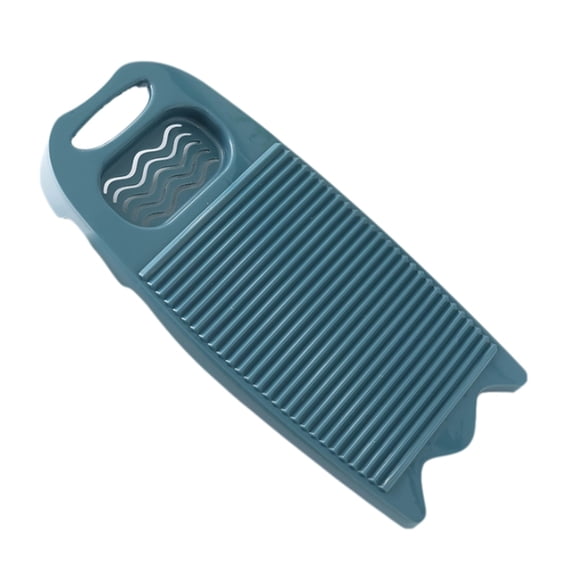 Thickened Plastic Washboard, Non-Slip Laundry Board for Hand Washing Clothes, Portable Scrubbing Board Blue