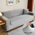 thumbnail image 1 of Thickened Plush Sofa Cover For Living Room Solid Color Elastic Sofa Slipcovers Tight Wrap Alllusive Non Slip Sofa Towel, 1 of 7