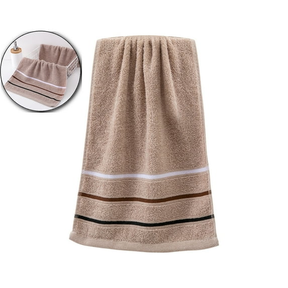 Thickened Polyester Face Towel, Soft Absorbent Washcloth, Plain Color Spa Gift Towel for Daily Use