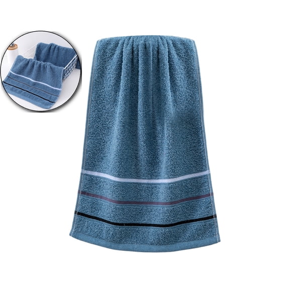 Thickened Polyester Face Towel, Soft Absorbent Washcloth, Plain Color Spa Gift Towel for Daily Use