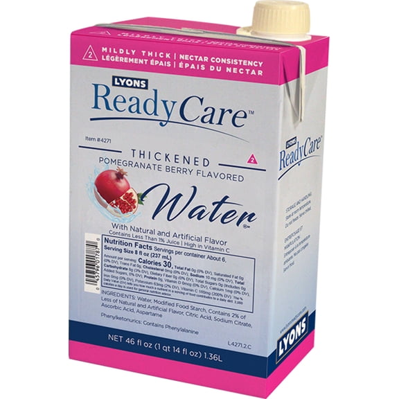 Thickened Pom Berry Flavored Water, Sugar Free - Nectar/Level 2