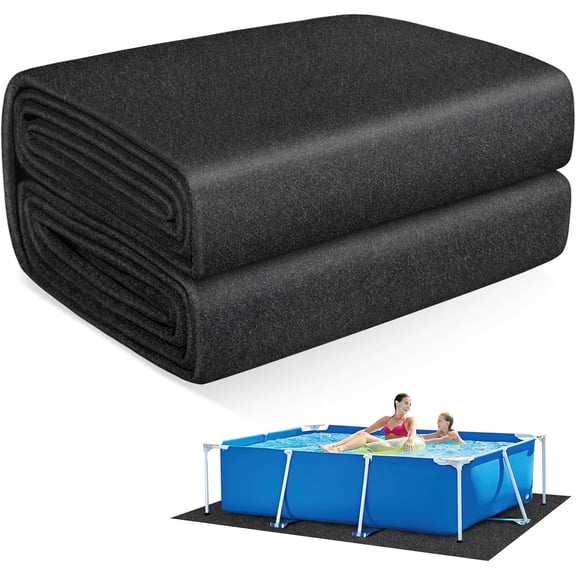 Thickened Pool Liner Pad for Above Ground Pool, 10'x 7' Rectangle Under Pool Mat Padding, Pool Ground Pad Mat Under Pool for Pool Bottom, Punctures, Extend Liner Life