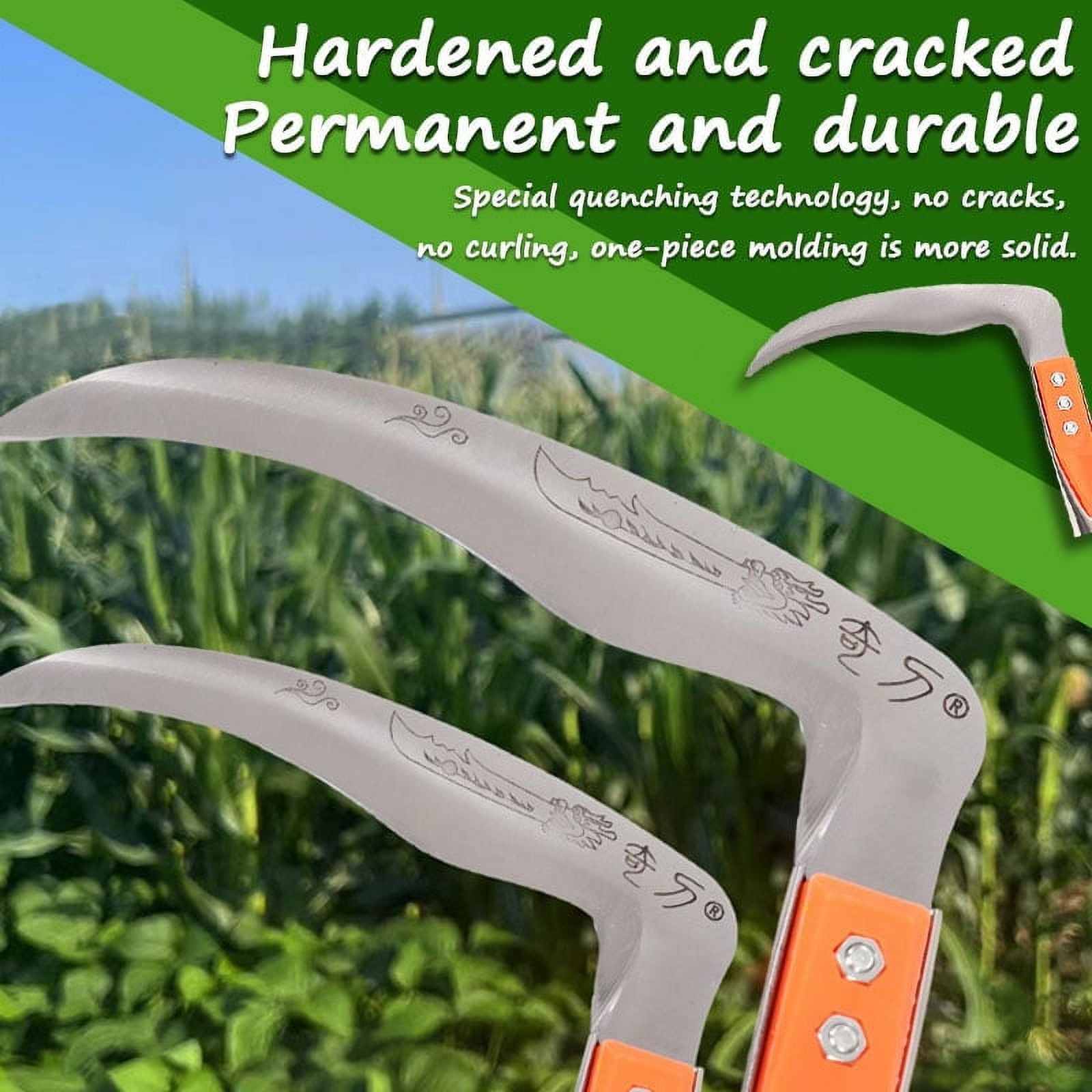 Zenport K110-20-Inch Landscape Scythe Serrated Curved Blade