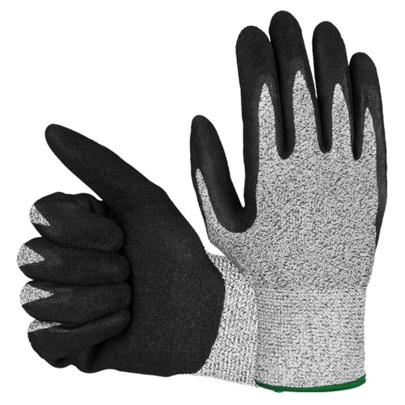 Thickened Protective Gloves Grade 5 Cut-resistant Gloves Grade 5 Kitchen HPPE Glass Cutting Safety Protection Gardening Work Safety Work Glove ,Wear-Resistant