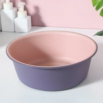 Thickened Purple Plastic Washbasin - Versatile Home, Dormitory & Student Use | Multi-Purpose Basin for Washing Clothes, Feet & More(Purple,L)