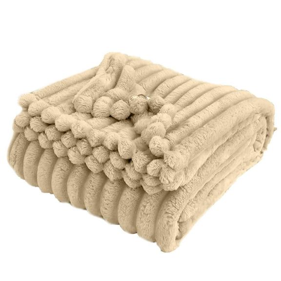 Thickened Rabbit Plu Sh Nap Blanket Bunny Blanket For Adults Soft Warm Fuzzy Throw Blanket For Bed Sofa Travel And Off Ice Extra Long Throw Blanket Winter Warm Heavy Blanket Oversized down Throw