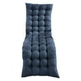thumbnail image 1 of Thickened Recliner Cushion, 62.5x18.8Inch Lounge Patio Chaise Lounger Cushion, Rocking Chair Sofa Cushion with 6 Ties,Thick Padded Swing Bench Cushion for Indoor Outdoor, Navy, 1 of 6
