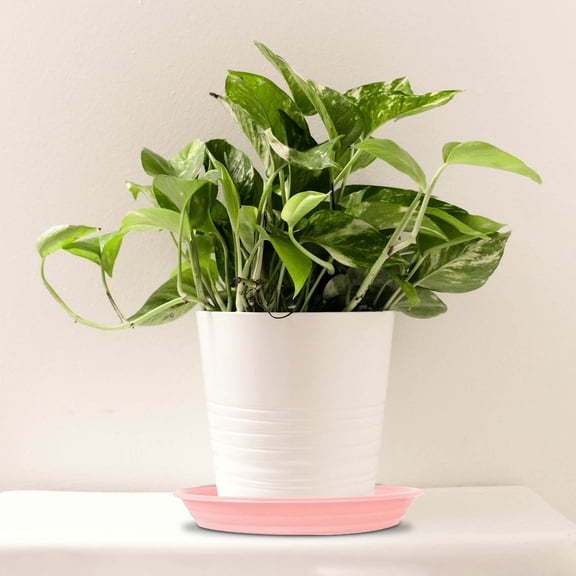 Thickened Resin Flowerpot Base Circular Water Tray Mobile Household Pad Bottom Planter Saucer for Indoor Outdoor Use