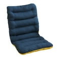 thumbnail image 1 of Thickened Rocking Chair Cushion 18x33in Plush Seat Back Support Non-Slip Ties Linen Blend Home Office Recliner Pad, 1 of 7