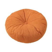 Thickened Round Tatami Cushion 16x16x2in Washable Floor Pillow Balcony Windowsill Mat Breathable Fabric Home Decor