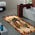 thumbnail image 1 of Thickened Rubber Bottom Anti-skid Bath Mat, Durable Flannel Mat Bright 7D Print Rug for Living Room, Absorbent Water Clearance MatS for Forfoundry Room and Kitchen, 1 of 6