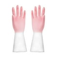 thumbnail image 1 of Thickened Rubber Cleaning Gloves Dishwashing & Household Chores Oil & Chemical Ergonomic for 1 Pair, 1 of 7