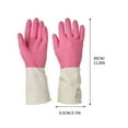 thumbnail image 1 of Thickened Rubber Cleaning Gloves | Dishwashing & Household Chores | Soft, Durable & Oil-Resistant | Ergonomic Design for Comfort | 1 Pair (Multiple Colors & Sizes Available), 1 of 6