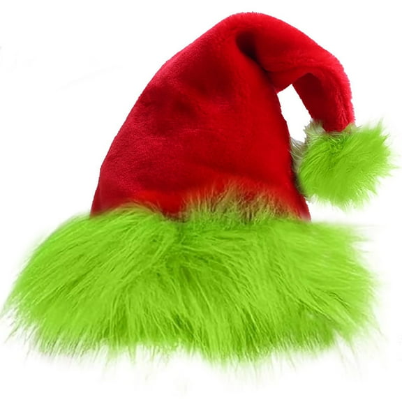 Thickened Santa Hat For Christmas Party Adult Size