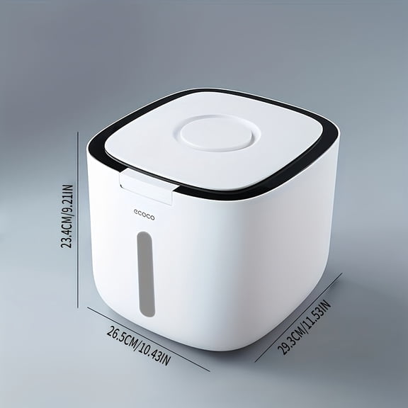 Thickened Sealed Rice Storage Drum, Insect & Moisture Proof Rice Cylinder Container, Large Capacity Airtight Rice Flour Storage Tank, Household Grain Food Storage Box for Kitchen